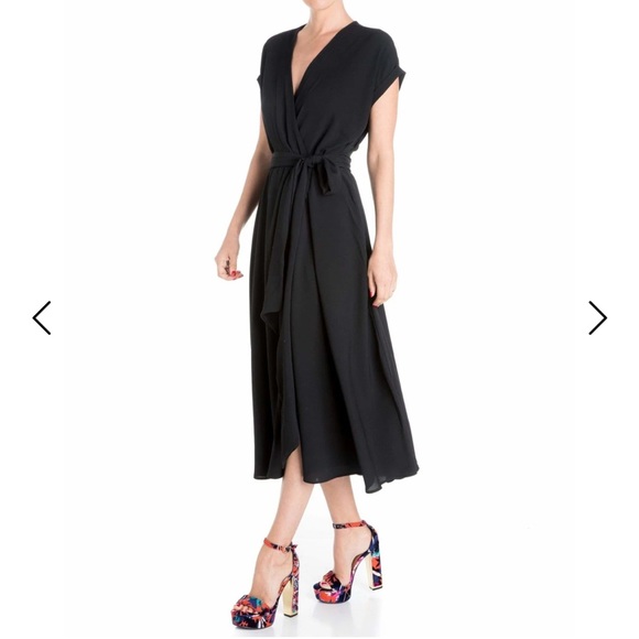 Meghan LA Black Midi Dress - Picture 6 of 7